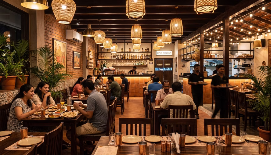 A welcoming dining room gives online visitors a reason to visit in person.